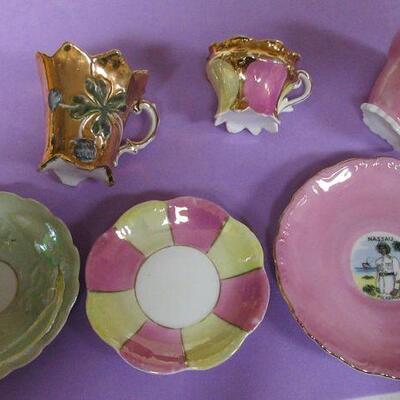 3 Miniature Vintage Cup and Saucer Sets