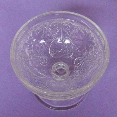 Depression Glass, Swirl Plate, American Sweetheard S/CR, Oyster & Pearls Candleholder, More