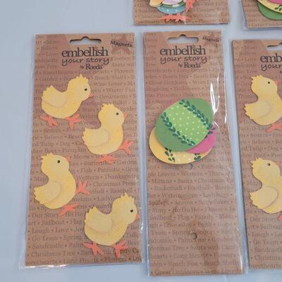 Lot 243: New Embellish Easter Magnets