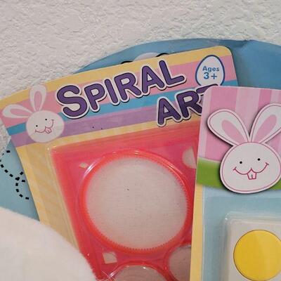 Lot 247: New Small Wagon with Bunny, Activities and Paddle Game