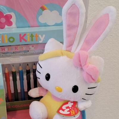 Lot 248: New HELLO KITTY Loaded Easter Basket Tote 