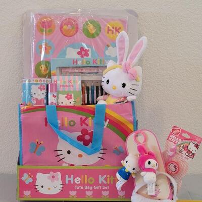 Lot 248: New HELLO KITTY Loaded Easter Basket Tote 