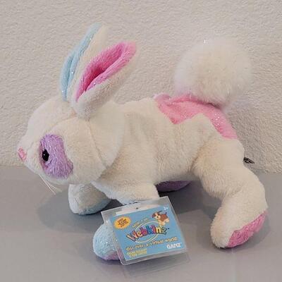 Lot 253: New Ganz Webkinz Bunny and Kids Fit Shoe (size Large) 