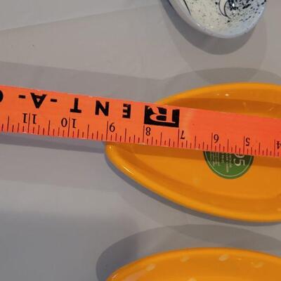 Lot 270: New Carrot Treat Plates and Gumps Ceramic Bunny Bowl