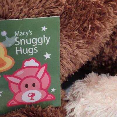Lot 281: (2) New Macy's Pillow Snuggly Hugs