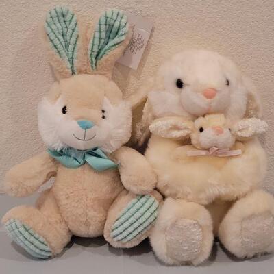 Lot 285: (2) New Plush Bunnies
