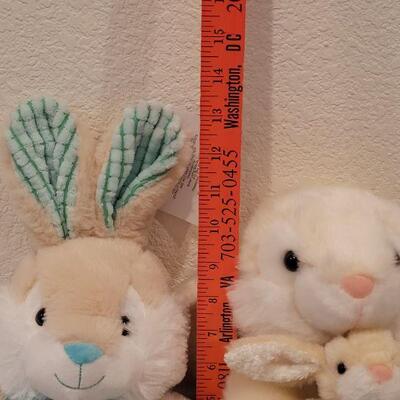 Lot 285: (2) New Plush Bunnies