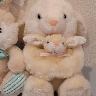 Lot 285: (2) New Plush Bunnies