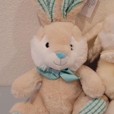 Lot 285: (2) New Plush Bunnies