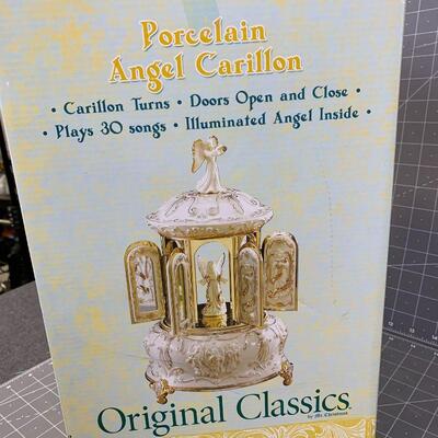 #22 Porcelain Angel Carillon-Plays 30 songs!