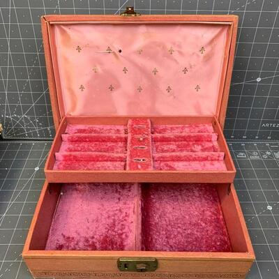 #34 Vintage Pink Jewelry Box