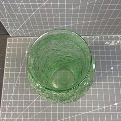 #93 Green Glass Vase