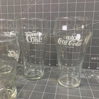#98 Coca Cola Glasses