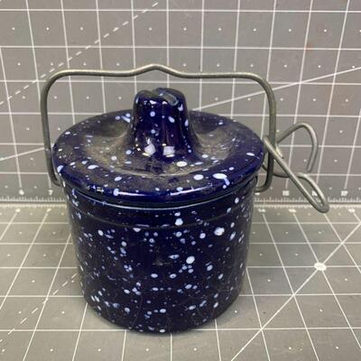 #142 Ceramic Mini Pot With Lid