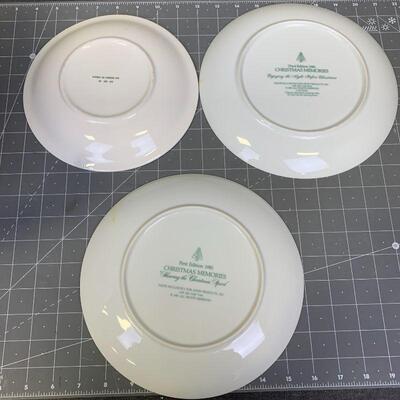 #150 First & Third Christmas Memories Plates & Misc.