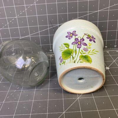 #230 Mini Pot & Glass