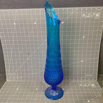 #239 Blue Accent Vase