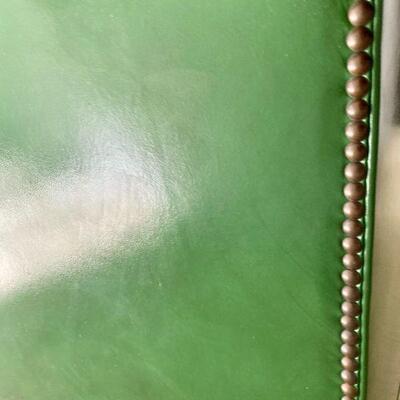 1960s Mid Century Kittinger Hollywood Regency Apple Green Chippendale Loveseat