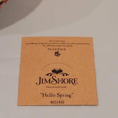 Lot 288: Jim Shores "Hello Spring" Bowl