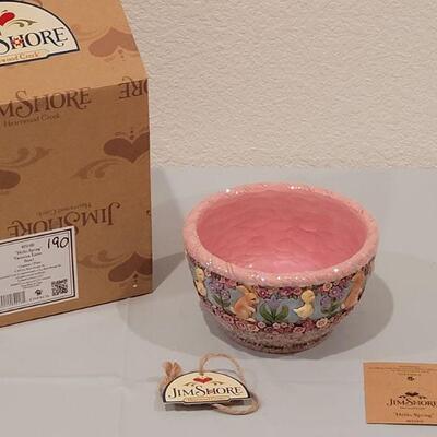 Lot 288: Jim Shores "Hello Spring" Bowl