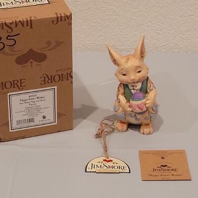 Lot 289: Jim Shores "Happy Easter Wishes" Bunny
