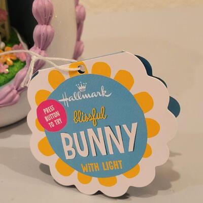 Lot 293: (2) New Lighted Easter Egg Deco