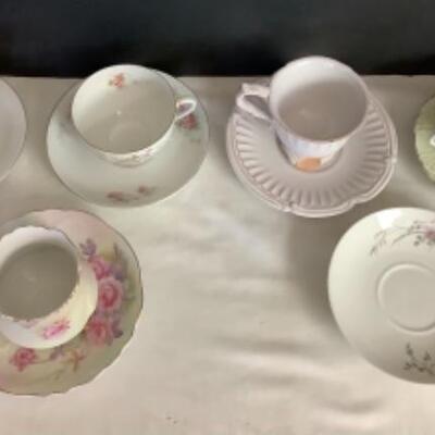 2122 5 Demitasse Cup and Saucer Sets