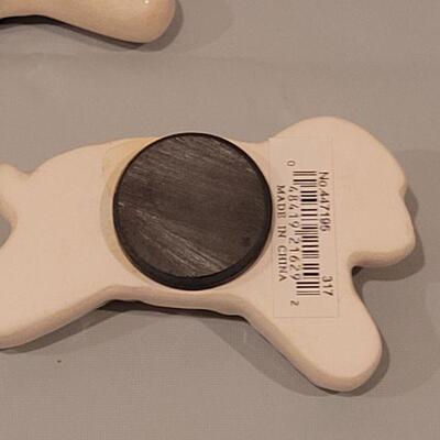 Lot 295: New (3) Lamb Magnets, Bunny Bowl, Cookie Cutters and Miracle Melting Bunny