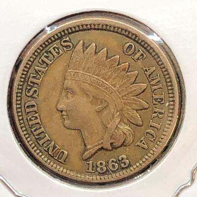 Lot 2 - 1863 Indian Head Penny