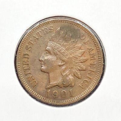 Lot 10 -1901 Indian Head Penny