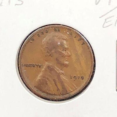 Lot 29 - 1911 and 1913 Lincoln Wheat Penny