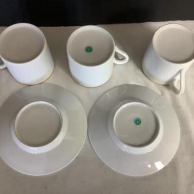 2129 Tiffany & Co. Demitasse Cup and Saucer Sets