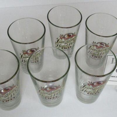 Set of 6 Never Used Leinenkugels Beer Glasses Super Condition