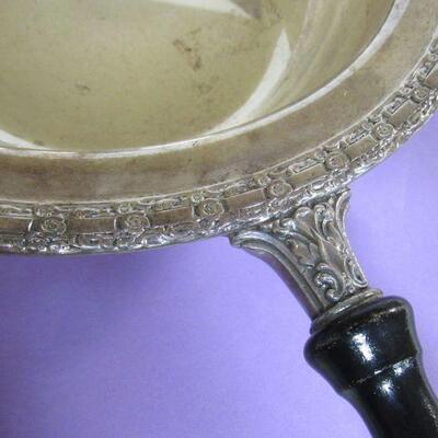 Old Silver Plate Serving Pan