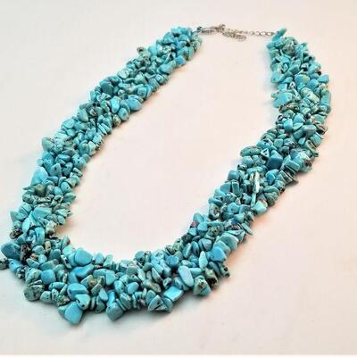 Lot #5  Lovely 3 strand Natural Turquoise Necklace