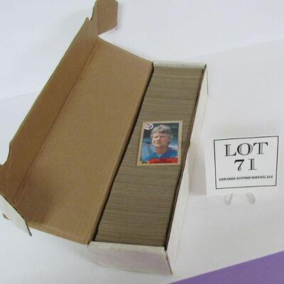1987 Tops Complete Set Baseball Cards Unused