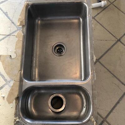 Kitchen sink, under counter, stainless steel YD#023-0003