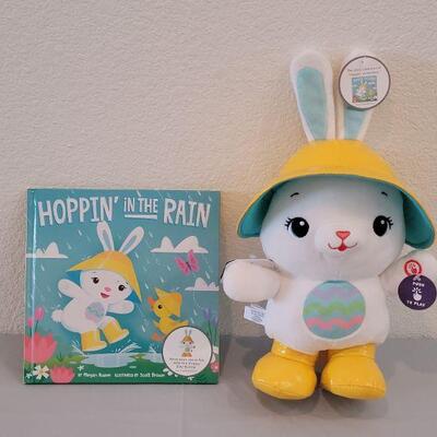 Lot 302: Hallmark Happy Day Bunny and Interactive Active Book