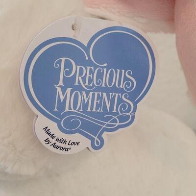 Lot 304: Precious Moments Prayer Bunny, Book and "Floppy Bunny"