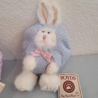 Lot 309: New Boyd's Bears Easter Egg Bunnies and "You are sweet" Bear 