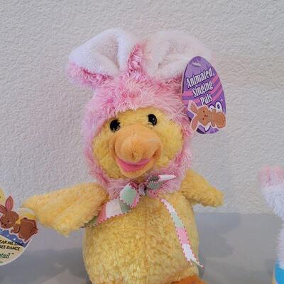 Lot 318: (3) New Animated Bunny, Duck and Lamb