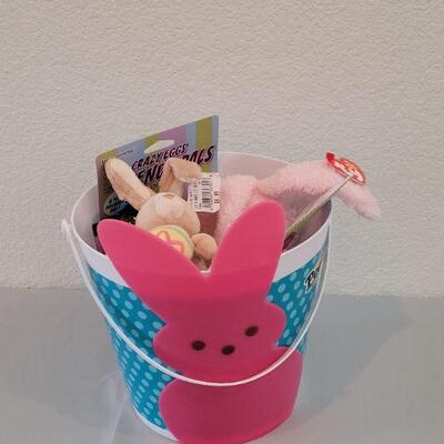 Lot 324: New Peeps Easter Bucket filled with Goodies