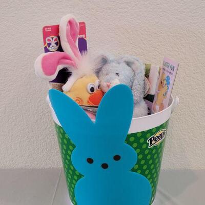 Lot 325: New Peeps Easter Bucket filled with Goodies 