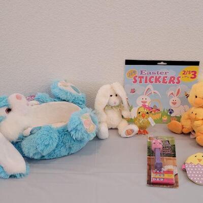 Lot 329: New Easter Bunny Basket filled with Goodies 