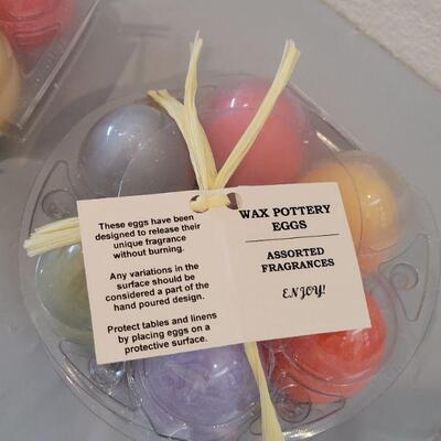 Lot 330: New Habersham Wax Pottery Eggs