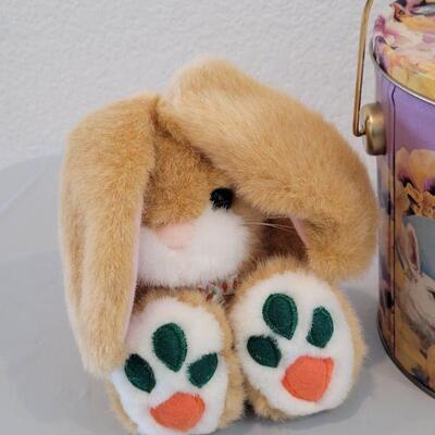 Lot 334: Vintage Easter Pails with a Bunny Inside