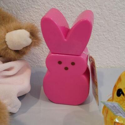 Lot 345: New Felt Easter Bucket Filled with Hallmark Goodies