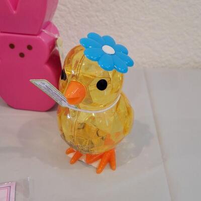 Lot 345: New Felt Easter Bucket Filled with Hallmark Goodies
