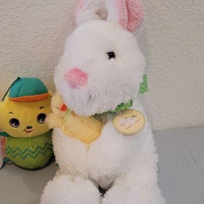 Lot 347: New Hallmark Felt Easter Basket, Animated Bunny, Sprout Talking Bug, Bubble and Activity Pads