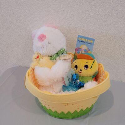 Lot 347: New Hallmark Felt Easter Basket, Animated Bunny, Sprout Talking Bug, Bubble and Activity Pads